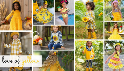 Exploring the Joyful World of Yellow in Little Girls' Fashion