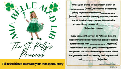 Mia Belle Mad Libs: St. Patrick's Day Princess