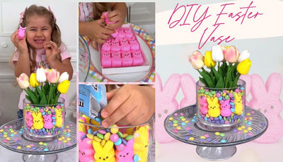 The Cutest DIY Easter Vase Craft for Kids