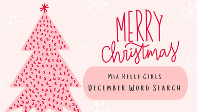 Mia Belle Girls December Word Search