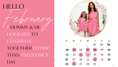 Mia Belle Mommy & Me Calendar for February 2024