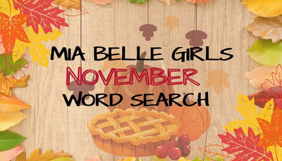 Mia Belle Girls November Word Search