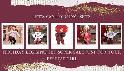 Holiday Legging Set Super Sale Just For Your Festive Girl