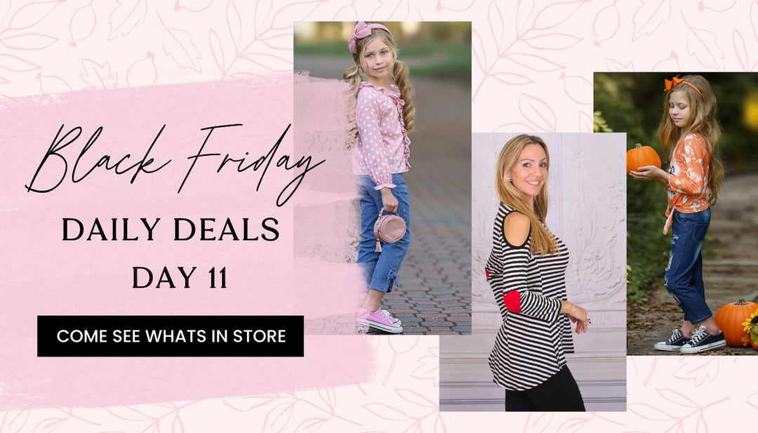 Mia Belle Girls Black Friday Daily Deals: Denim Sets & Tops For Divas!