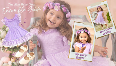 Peep This Cute Girls Easter Dress: Mia Belle Style Guide
