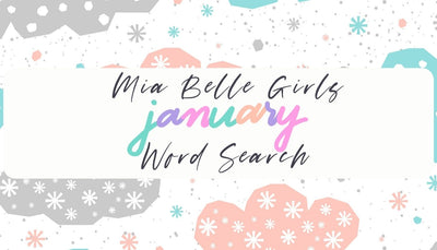 Mia Belle Girls January Word Search