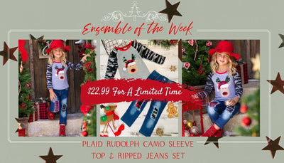 Ensemble of the Week: Cutest Camo Christmas Denim Set EVER!