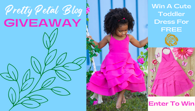 How To Win a Cute Toddler Dress For FREE: Pretty Petal Blog Giveaway