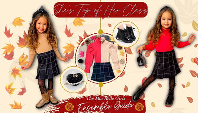 She's Top of Her Class: Girls Preppy Fall Ensemble Guide