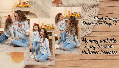 Cozy Up With Black Friday Doorbuster Day 27 Mommy & Me Cuteness