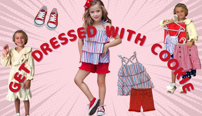 Get Dressed With Cookie! Summer Frayed Denim Shorts Set