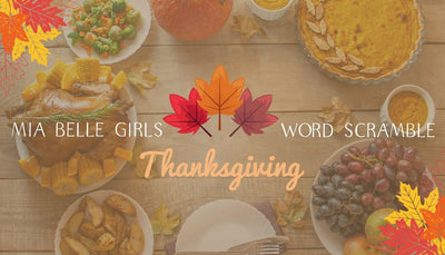 Mia Belle Girls Thanksgiving Word Scramble