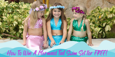 How To Win A Girls Mermaid Tail Swimsuit: Mer-MAY Blog Giveaway