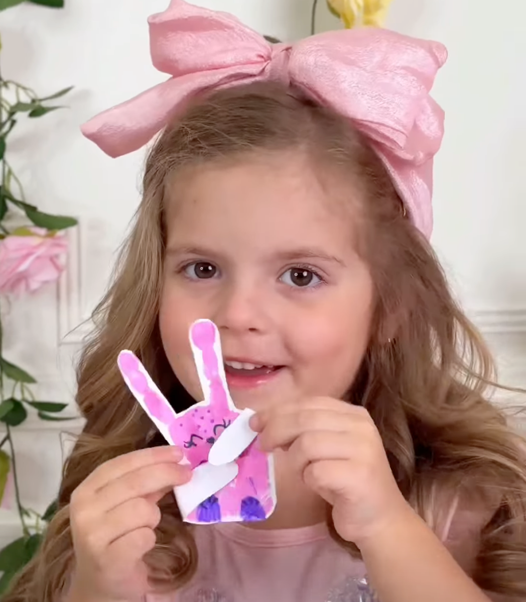 DIY Handprint Bunny Craft for Kids (The Sweetest Easter Keepsake) Mia Belle Girls