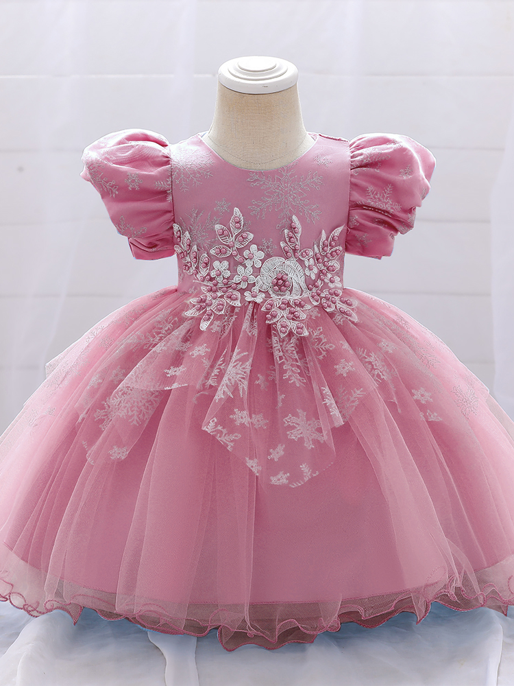 Snowflake Sparkle Princess Dress Mia Belle Girls Snowflake Sparkle Princess Dress Mia Belle Girls