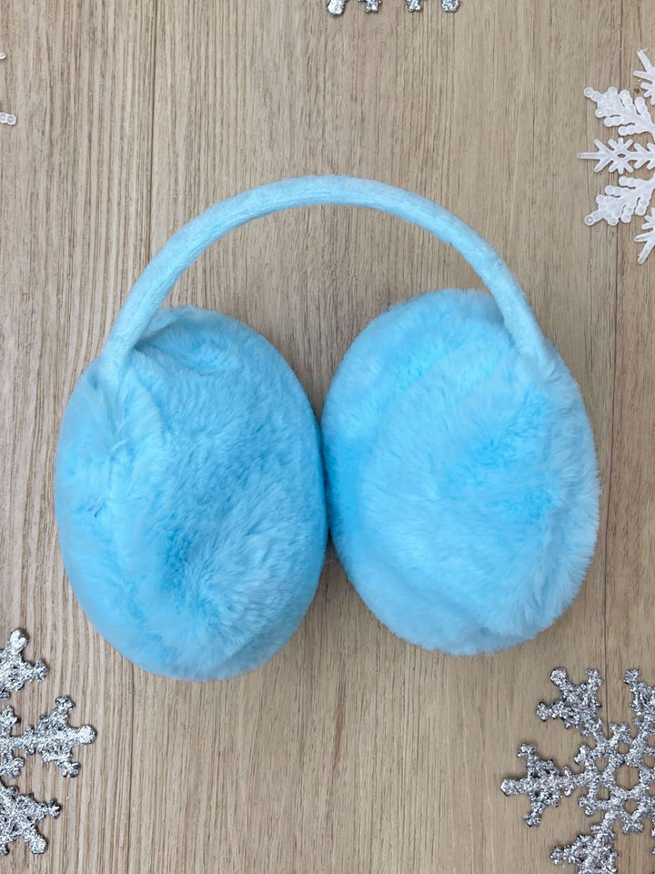 Frosty Fluff Powder Blue Earmuffs