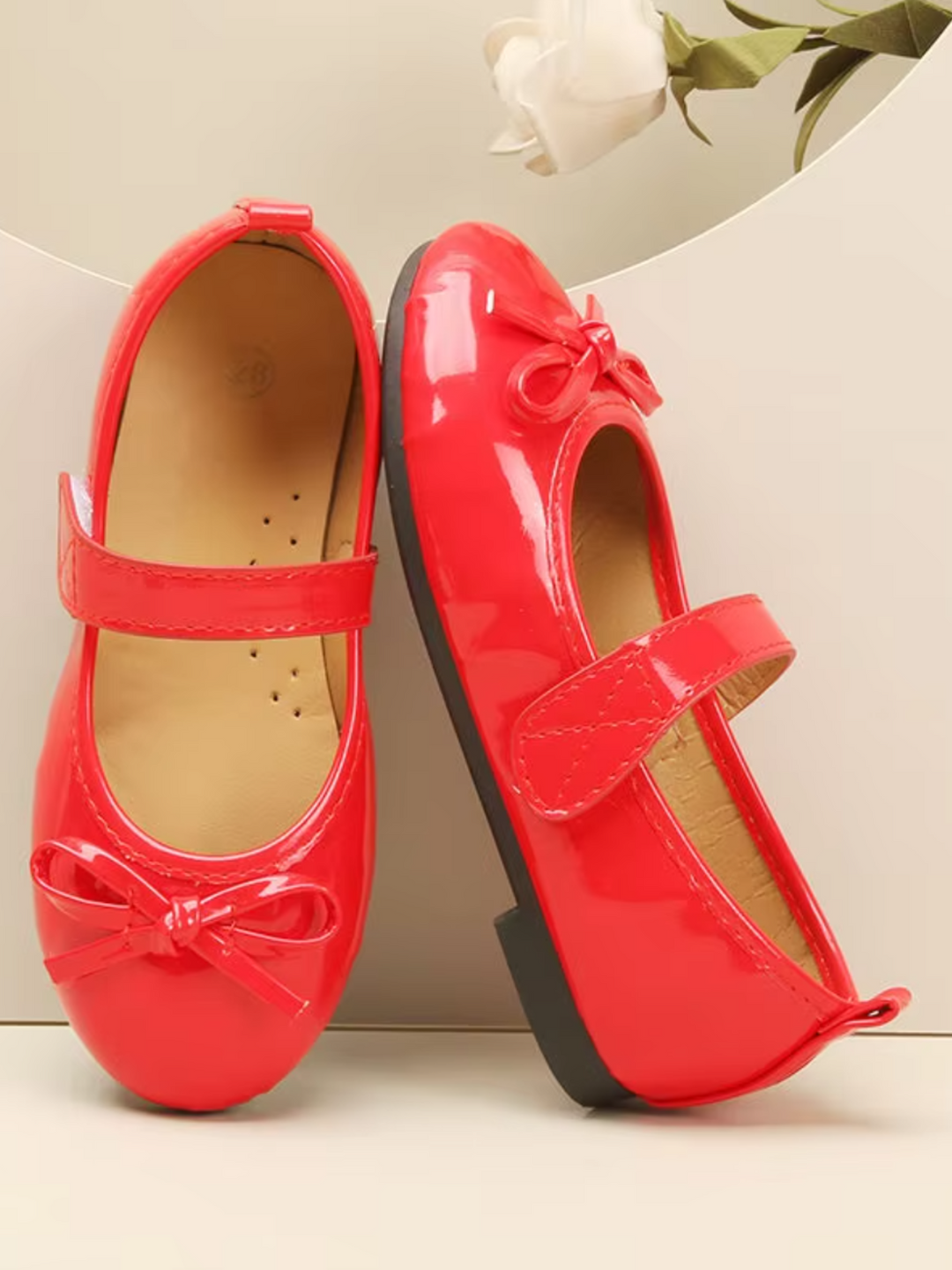 Red patent leather flats womens cheap