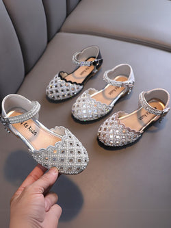 Shimmer Stride Soft Leather Sandals