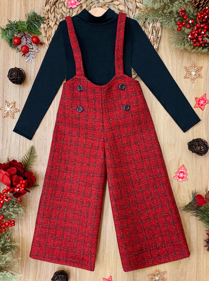 Cozy Couture Holiday Tweed 4-Piece Outfit Gift Set