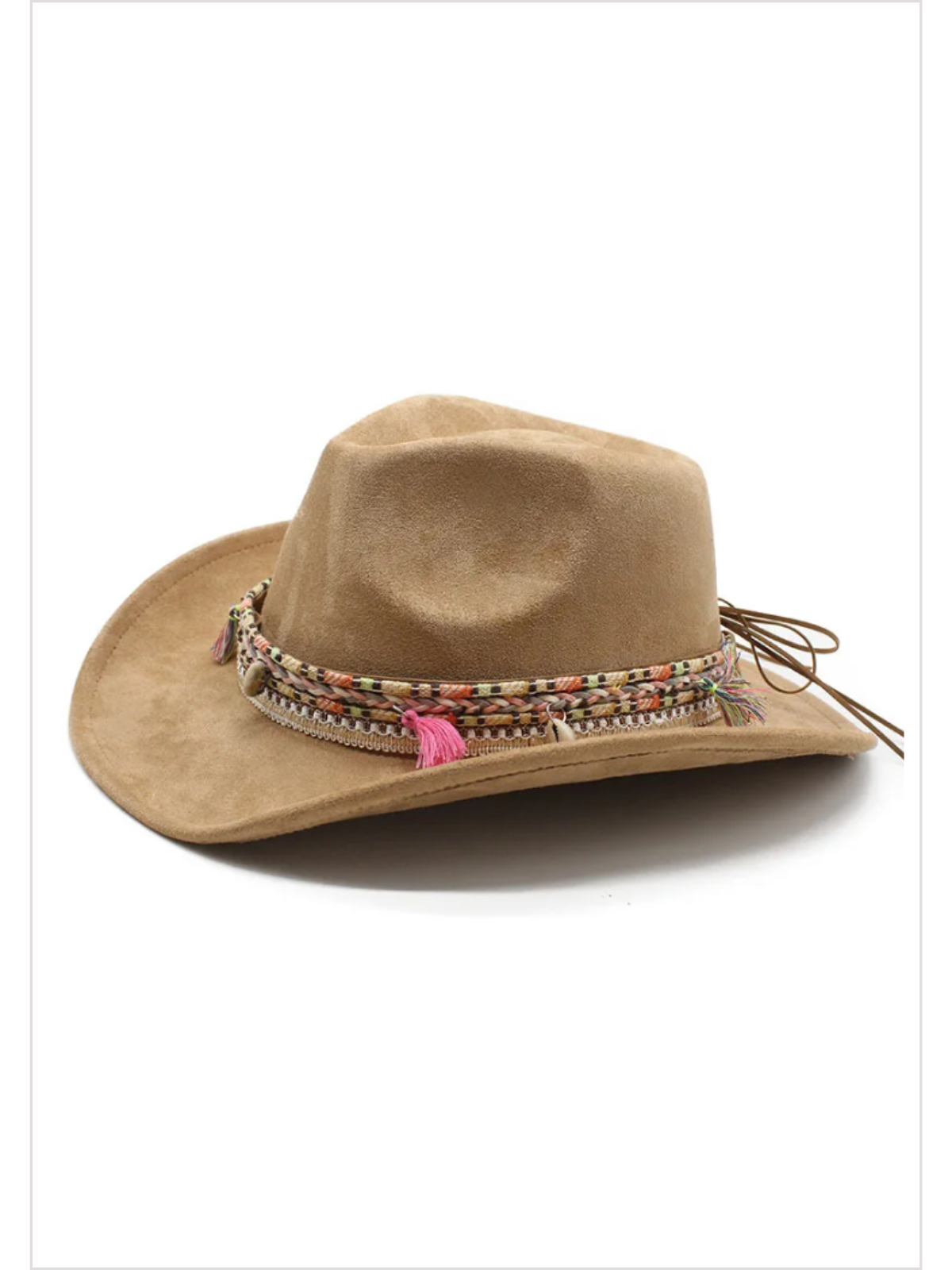 Women's Braided Love Bohemian Cowgirl Hat