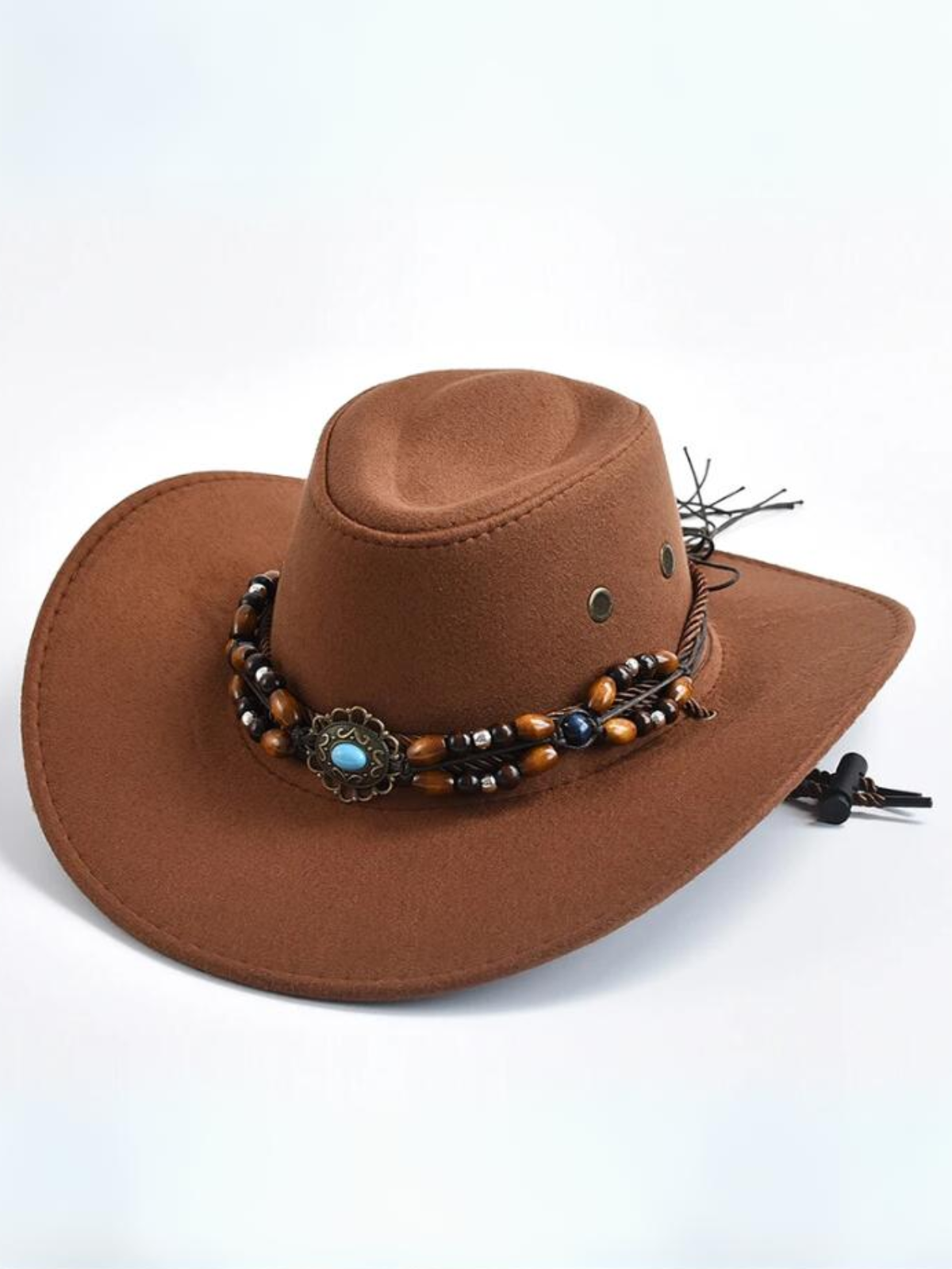 Women's Turqouise Charm Bohemian Cowgirl Hat