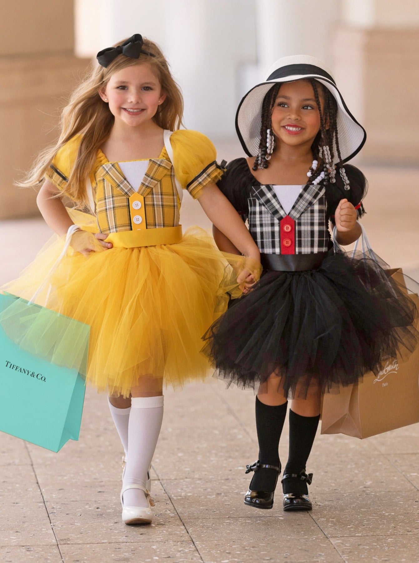 Girls Halloween Costumes | Girls Clueless 90s Beverly Hills Preppy Tutu Costume Dress Mia Belle Girls Girls Halloween Costumes | Girls Clueless 90s Beverly Hills Preppy Tutu Costume Dress Mia Belle Girls