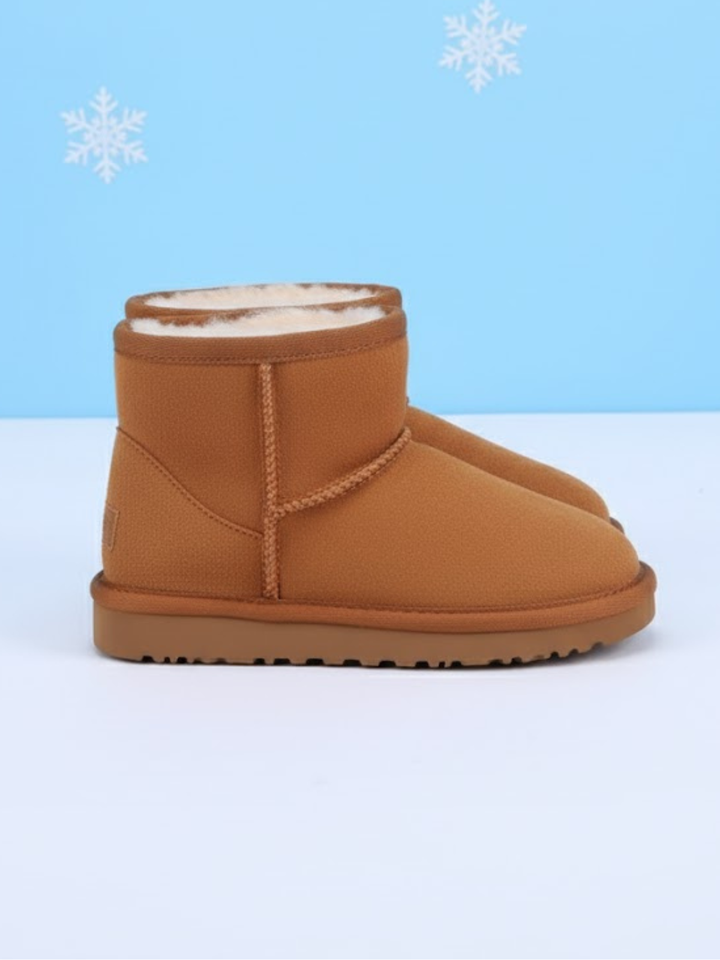 Let It Snow Fleece-Lined Snow Boots By Liv and Mia