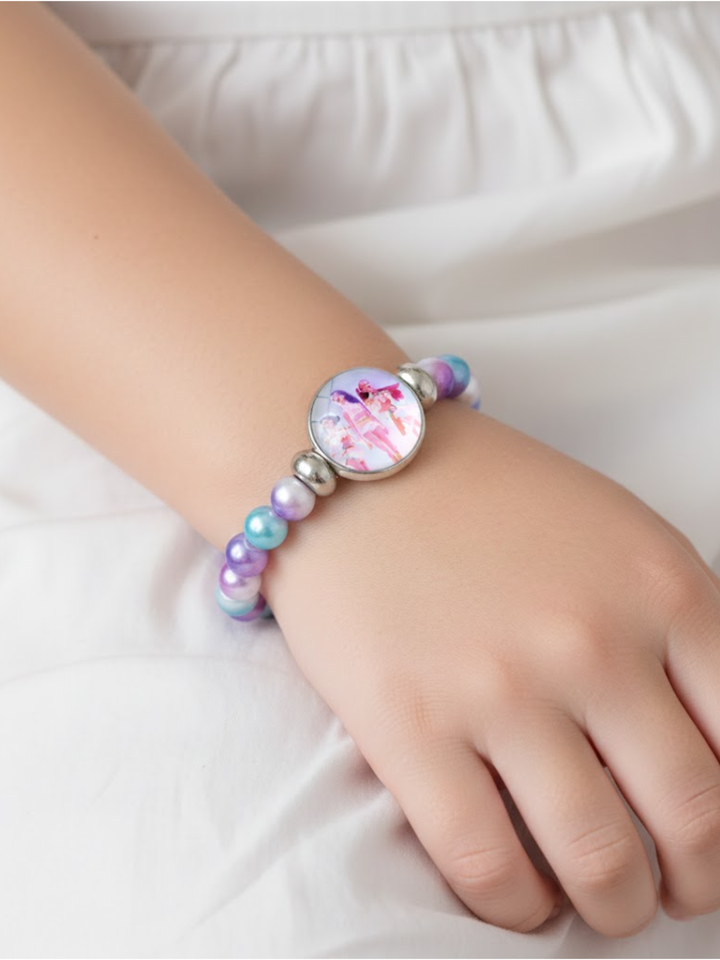 Pop Star Dream Beaded Charm Bracelet