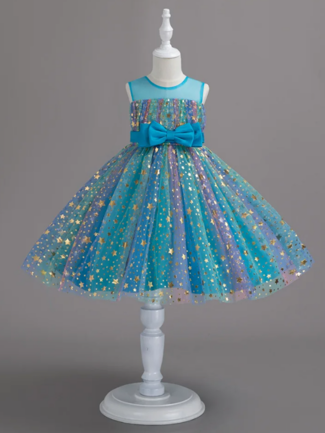 Make A Wish Star Sequin Tulle Dress Mia Belle Girls Make A Wish Star Sequin Tulle Dress Mia Belle Girls