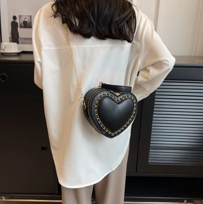 Mia Belle Girls Heart-Shaped Crossbody Bag | Girls Accessories