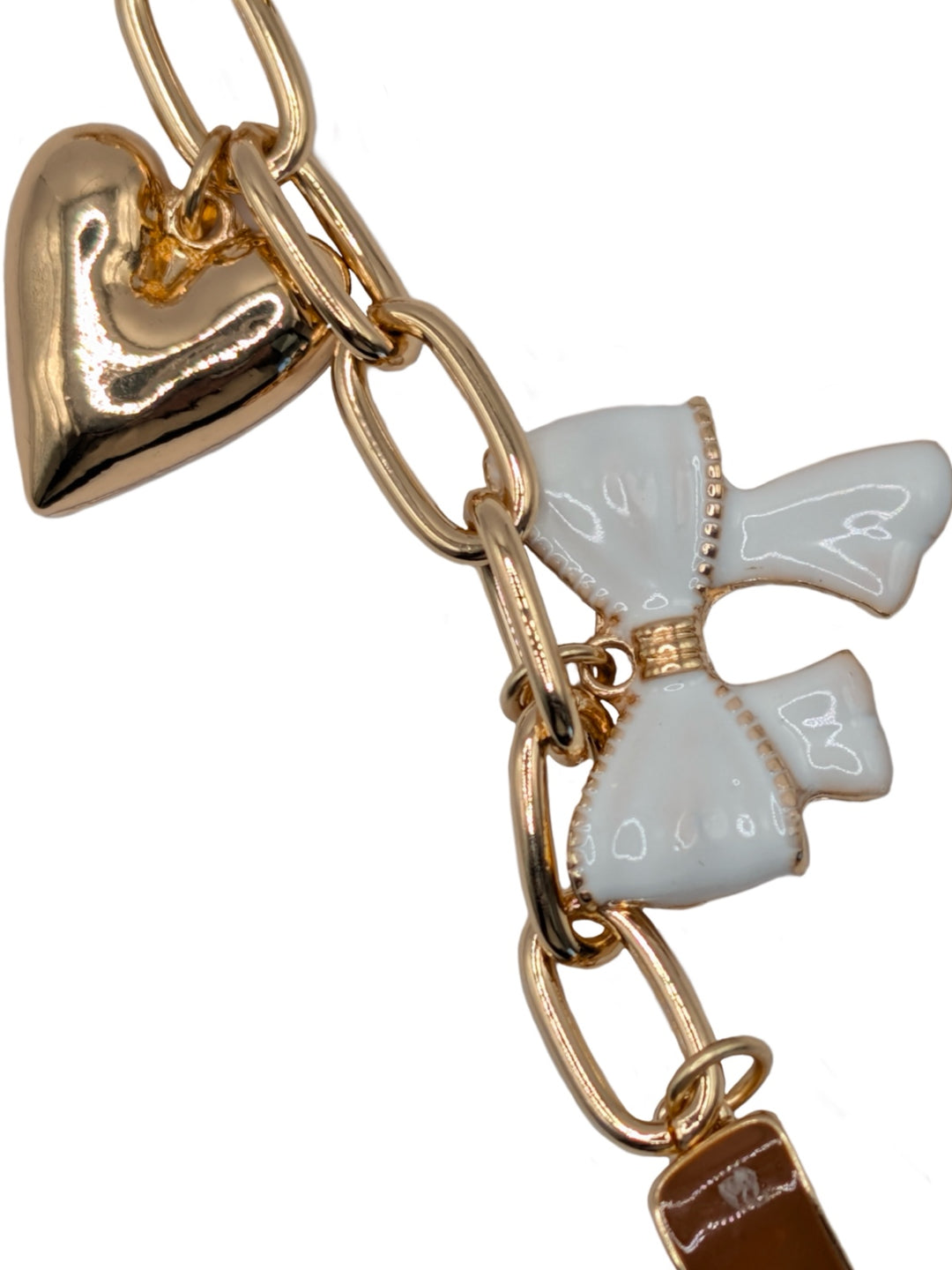 Vanilla Chic Gold Chain Bag Charm