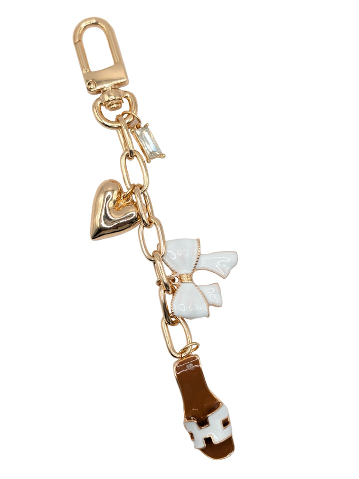 Vanilla Chic Gold Chain Bag Charm