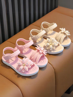 Lovely Girls' Flower Design Sandals By Liv and Mia