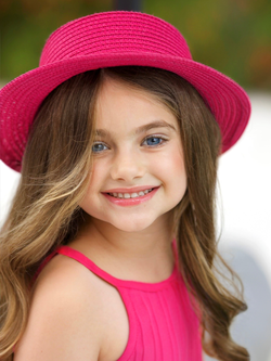 Mommy and Me Solid Color Straw Sun Hat