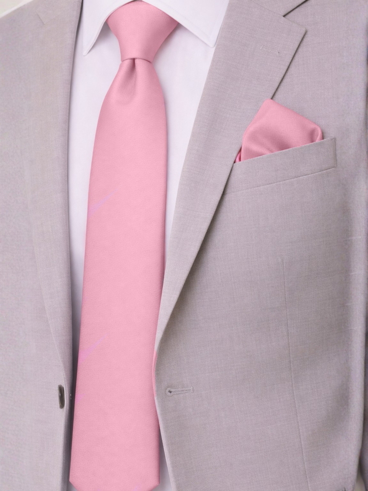 Daddy Daughter Dance Mens Blush Tie & Handkerchief Set