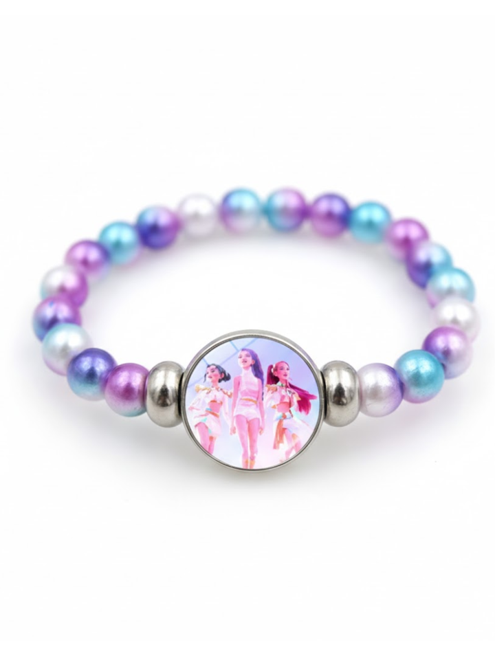 Pop Star Dream Beaded Charm Bracelet