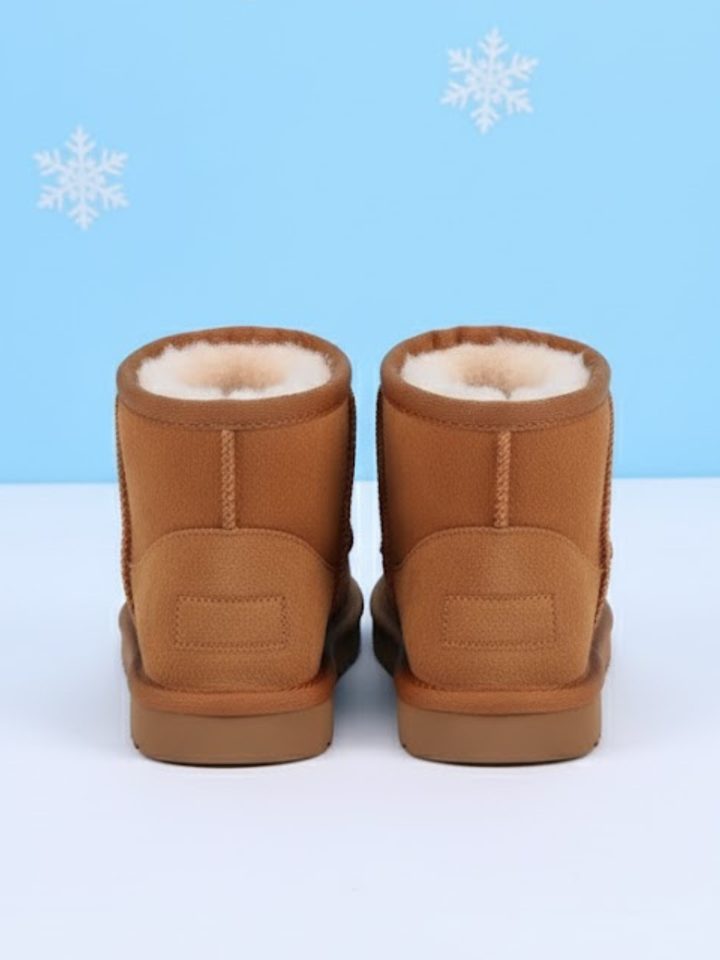 Let It Snow Fleece-Lined Snow Boots By Liv and Mia