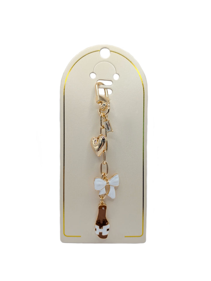 Vanilla Chic Gold Chain Bag Charm