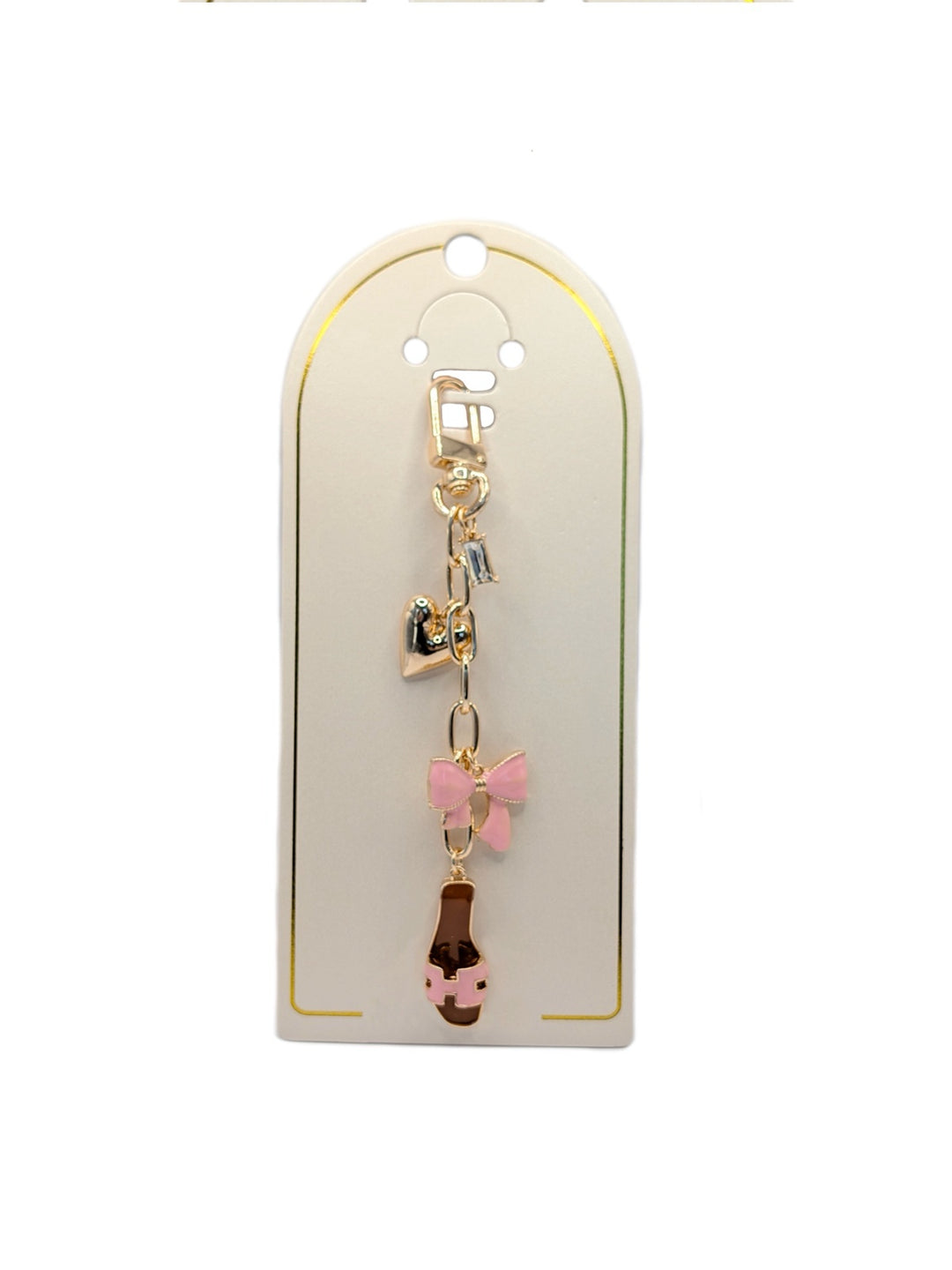 Cutie Vibes Gold Chain Bag Charm