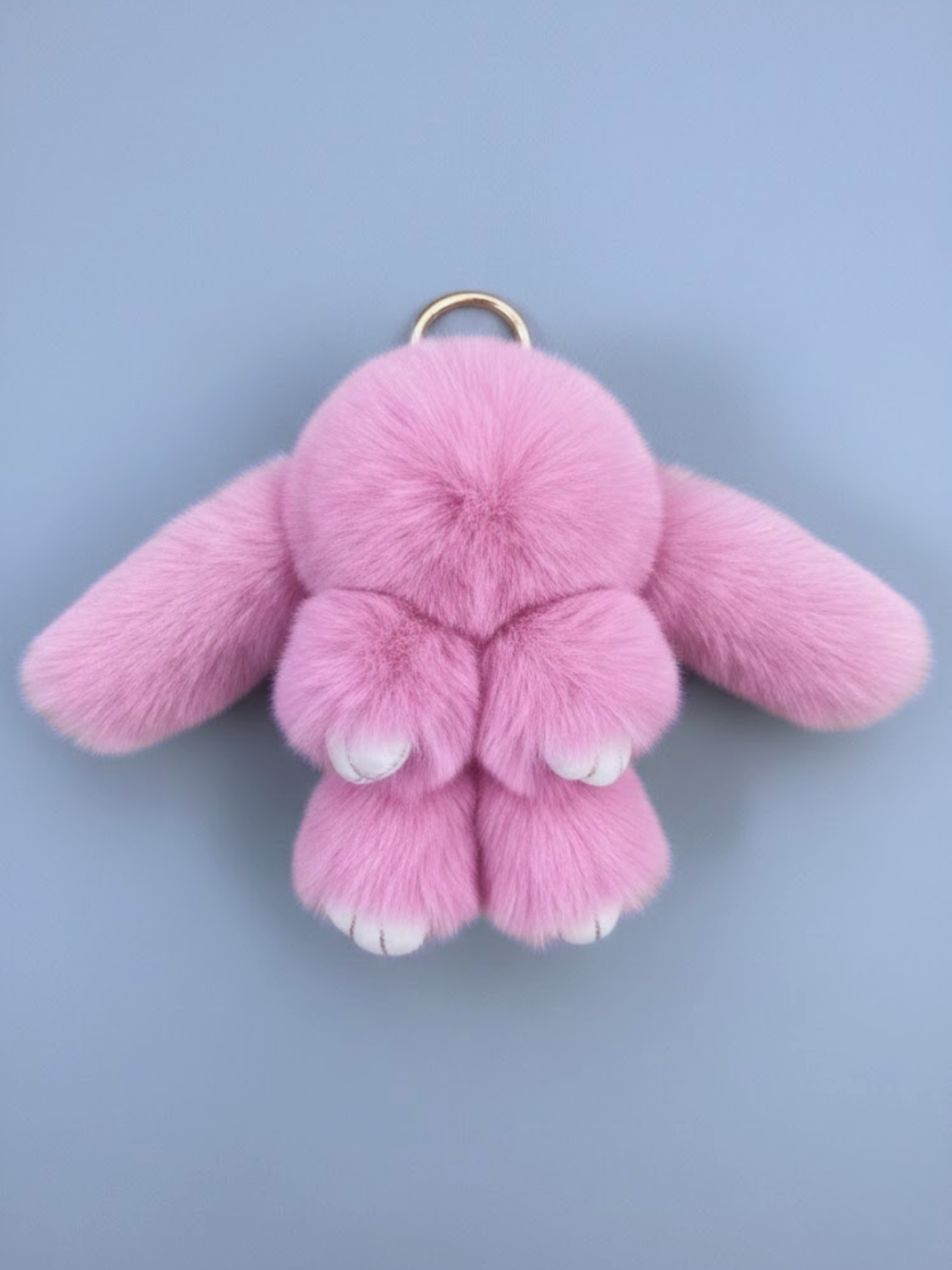 Pink Plush Bunny Easter Bag Charm Mia Belle Girls
