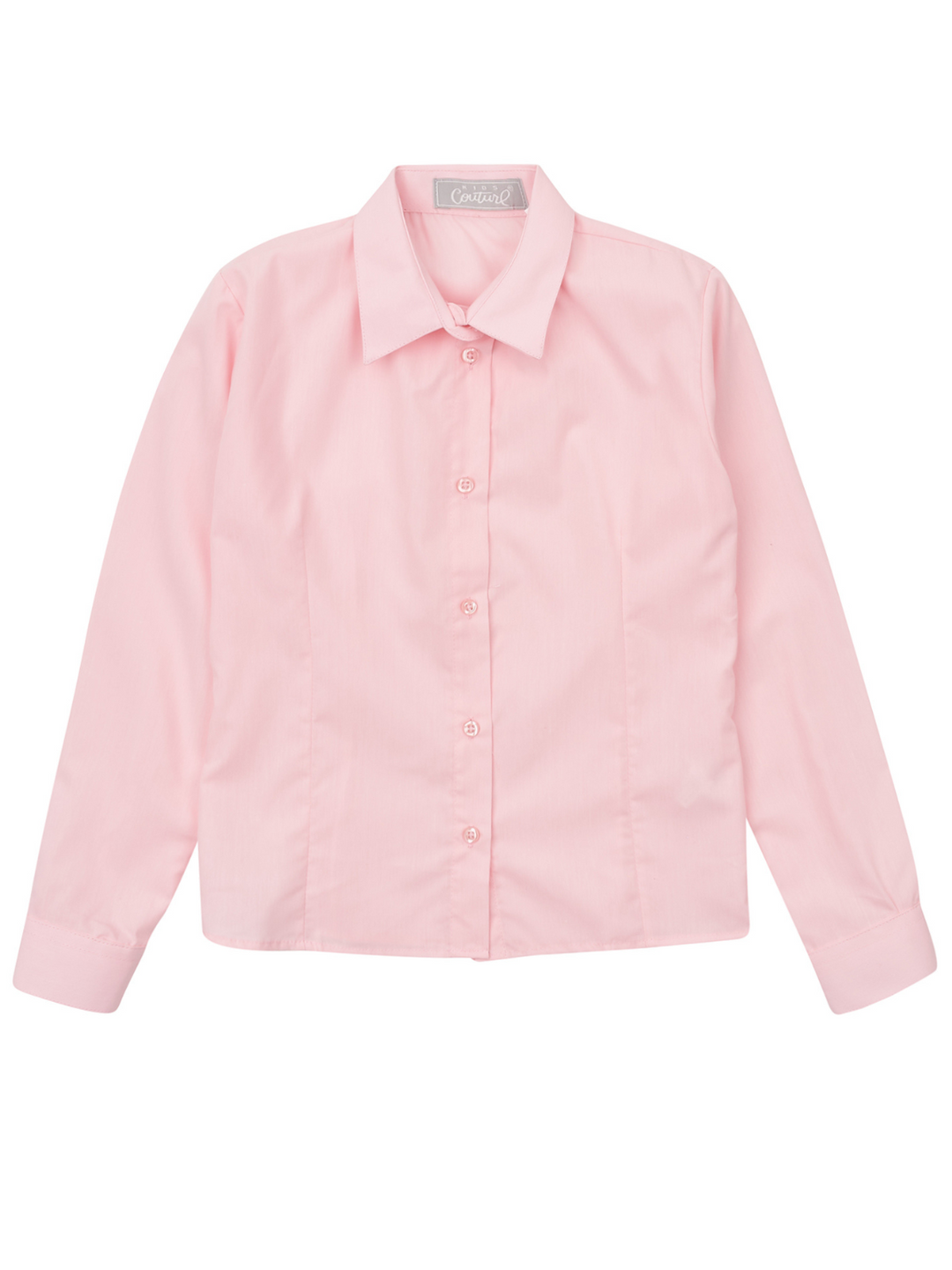 Pink Collared Dress Shirt by Kids Couture Mia Belle Girls Pink Collared Dress Shirt by Kids Couture Mia Belle Girls