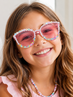 Birthday Girl Candy Bead Sunglasses