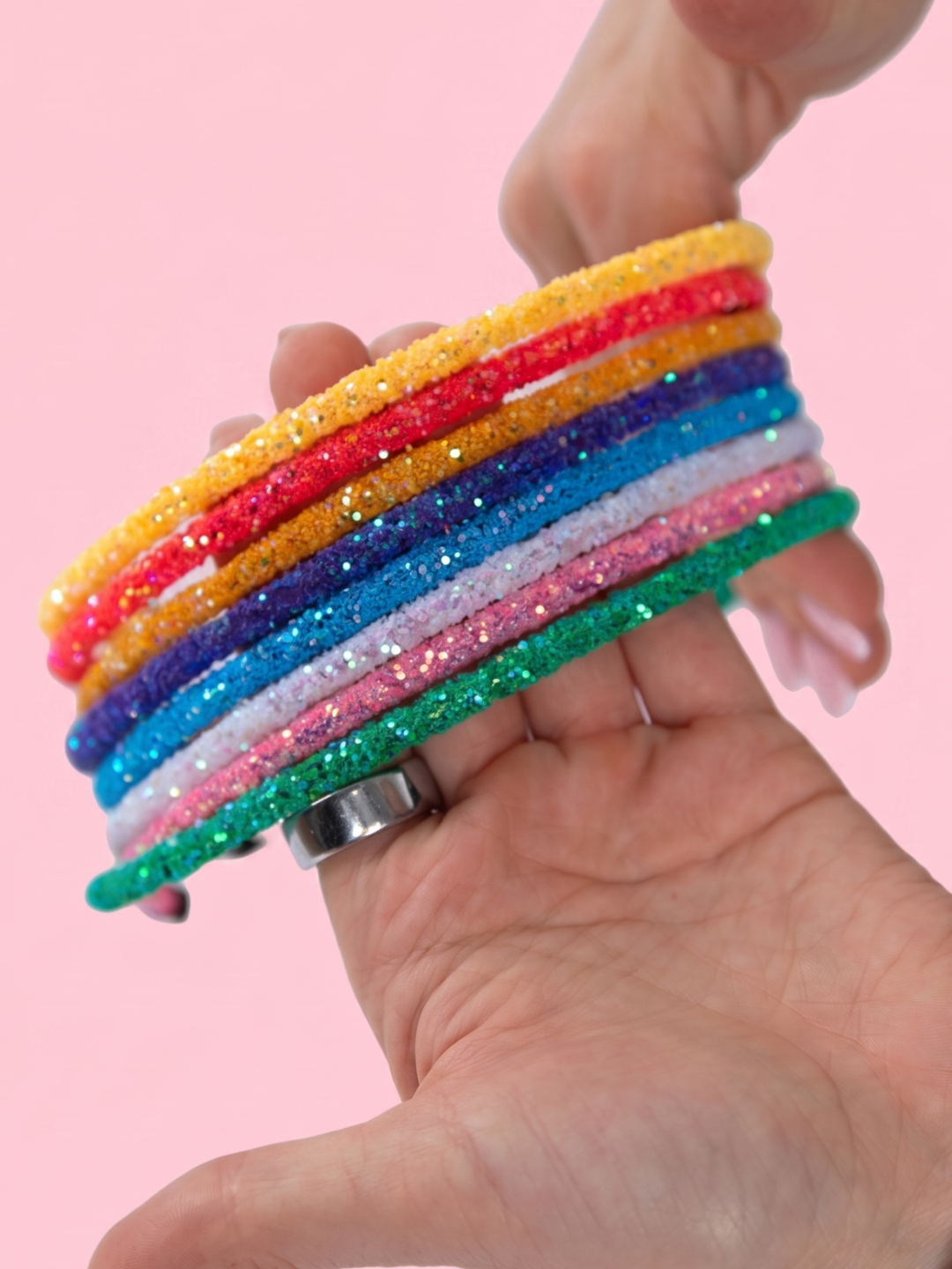 Color Pop Glitter Headband Mia Belle Girls
