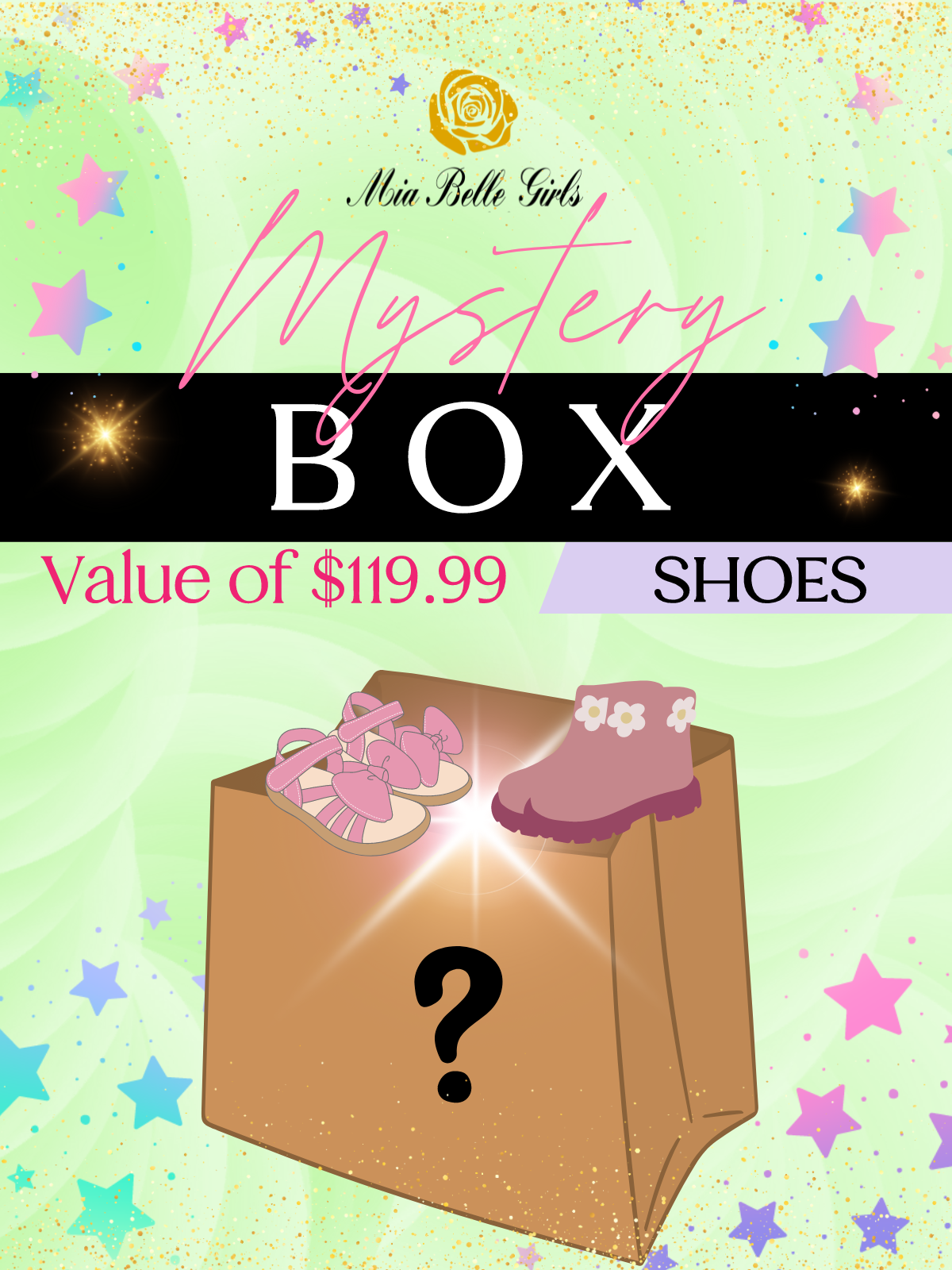 Mystery Box - 2 Pairs Of Shoes