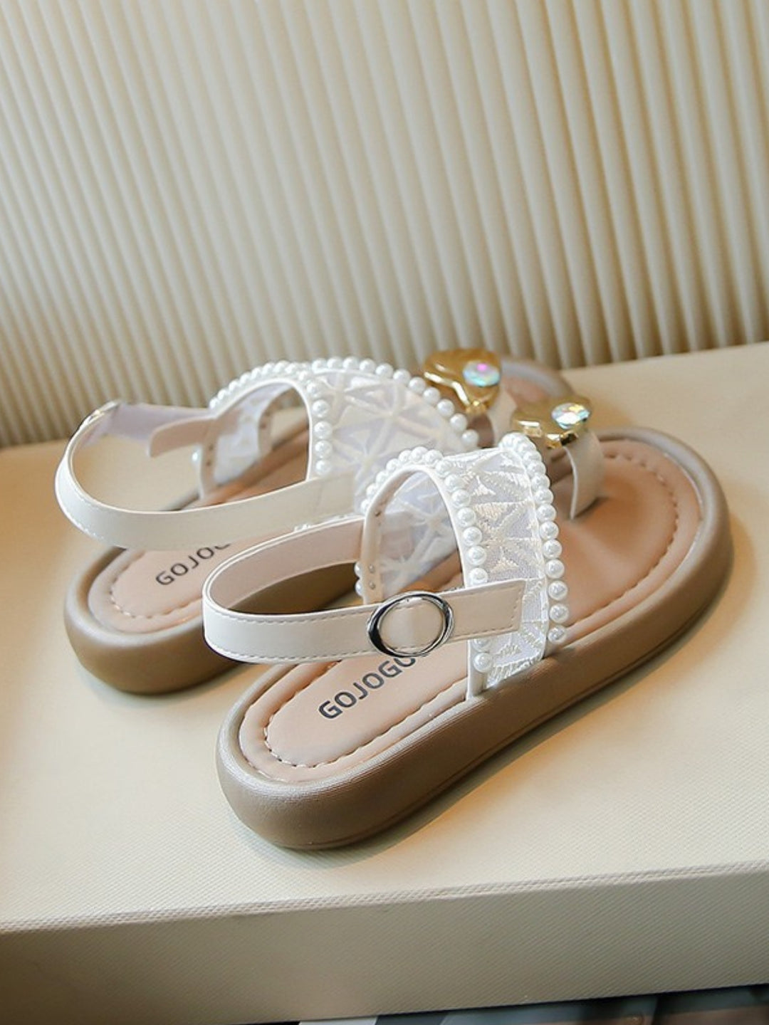 Elegant Summer Pearl Sandals