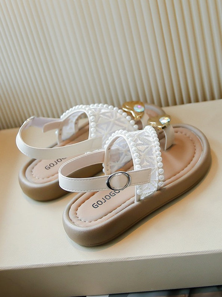 Elegant Summer Pearl Sandals