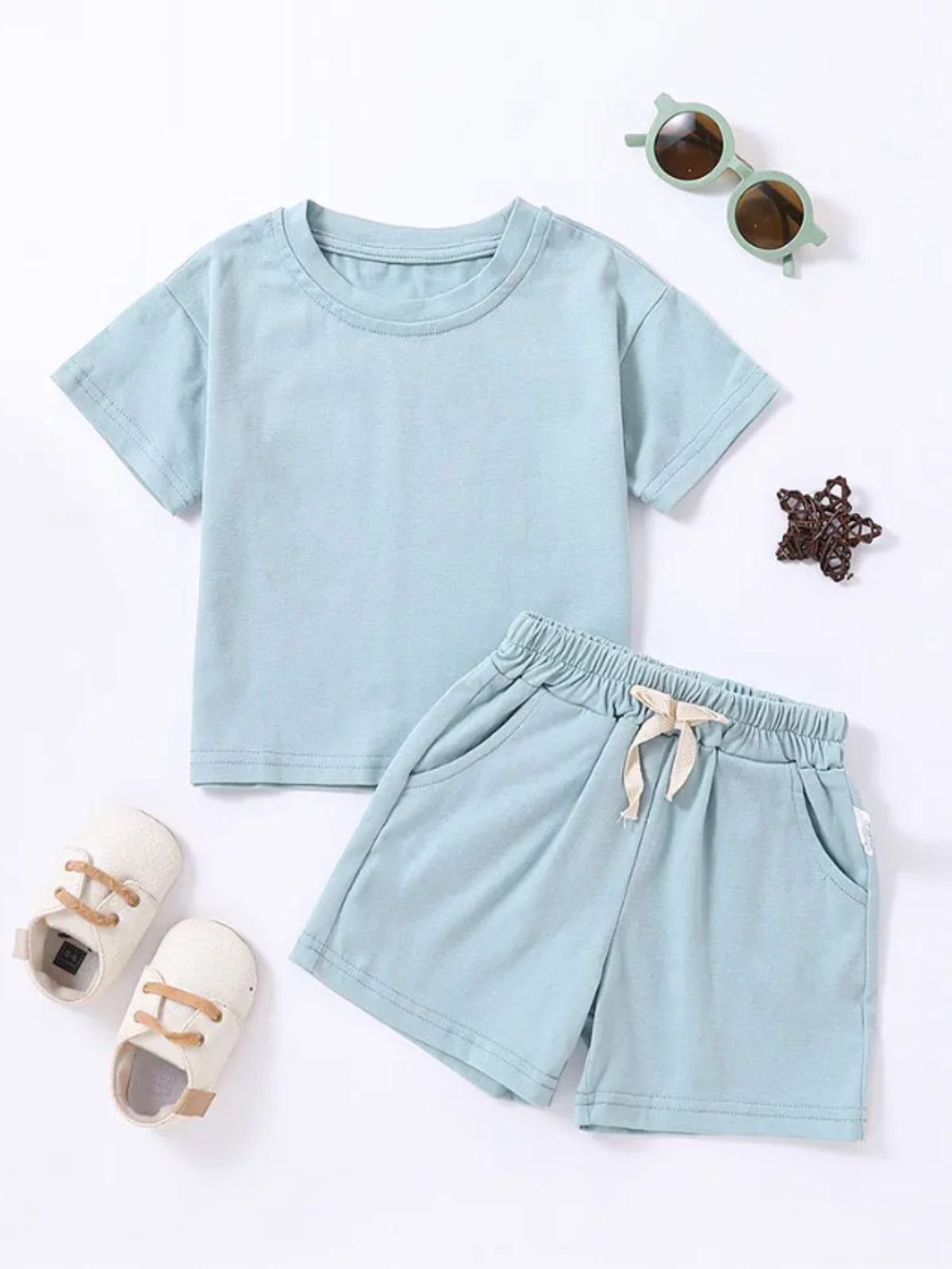 Boys Sporty Short Set | Mia Belle Girls Spring Outfits
