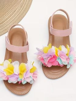 Pastel Petals Bloom Sandals