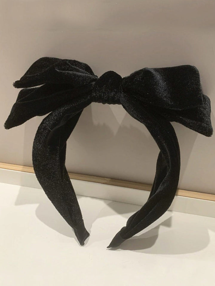 Mia Belle Girls Bowknot Velvet Headband | Girls Accessories