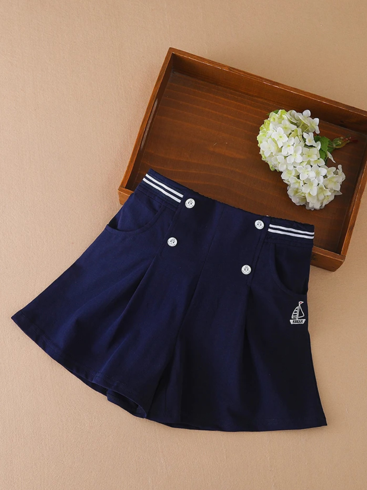 Mia Belle Girls Sailor Shorts | Girls Summer Outfits